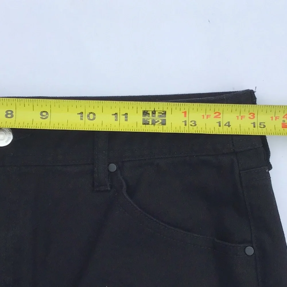 Aritzia Wilfred Free Black Straver Denim Mini Skirt - Picture 4 of 7